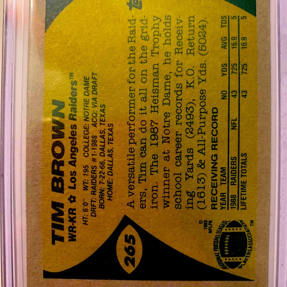 Football card